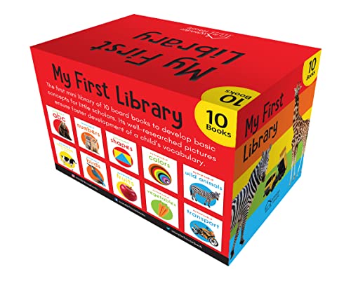 My First Library : Boxset of 10 Board Books for Kids (My First Book of)