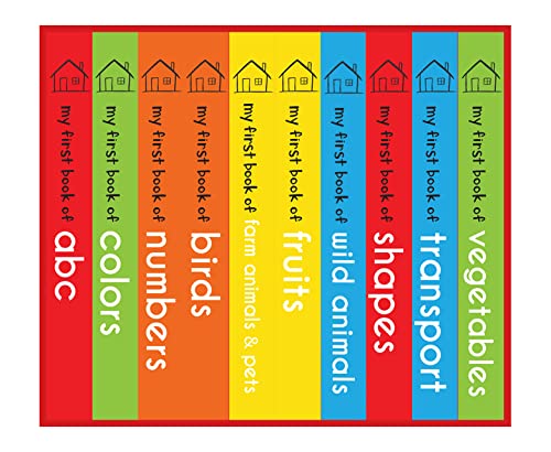 My First Library : Boxset of 10 Board Books for Kids (My First Book of)