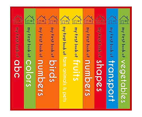 My First Library : Boxset of 10 Board Books for Kids (My First Book of)